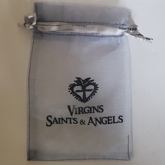 NWT Virgin Saints & Angels Rare Rose Gold Evil Eye Pendent and Necklace - Picture 10 of 10